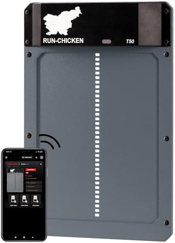 RUN-CHICKEN Door T50 Automatic Coop Door from RUN-CHICKEN